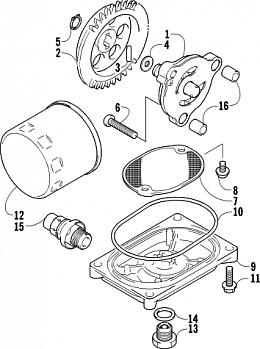 OIL FILTER/PUMP ASSEMBLY