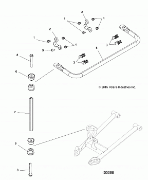 SUSPENSION, STABILIZER BAR - A18SVS95CR/ER