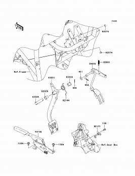 Brake Pedal/Throttle Lever