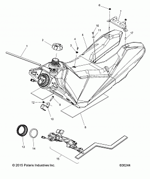 FUEL SYSTEM, FUEL TANK ASM. - S17DDJ6PEM (600244)