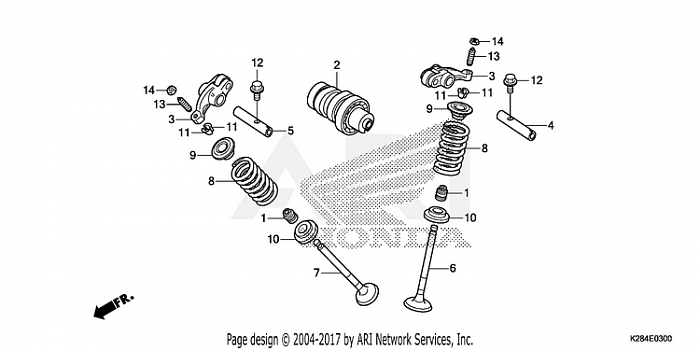 CAMSHAFT + VALVE