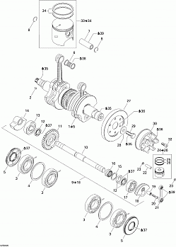 Crankshaft And Pistons