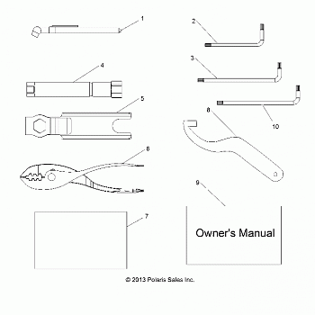 REFERENCE, OWNERS MANUAL AND TOOL KIT - Z17VBE87N2 (49RGRTOOL14RZR1000)