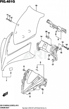 COWLING BODY (GSX-S1000FZAL9 E03)