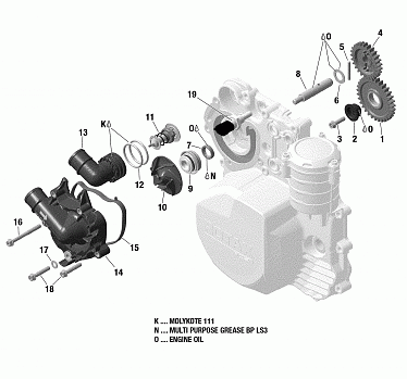 Cooling - Engine - 900 ACE