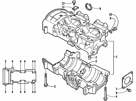 CRANKCASE ASSEMBLY