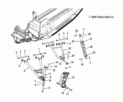 SUSPENSION, FRONT - S06PT7HS (4997539753B04)