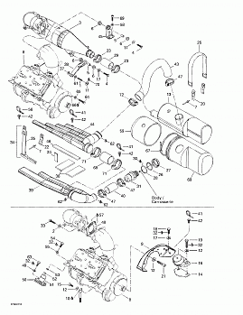 Engine Support And Muffler