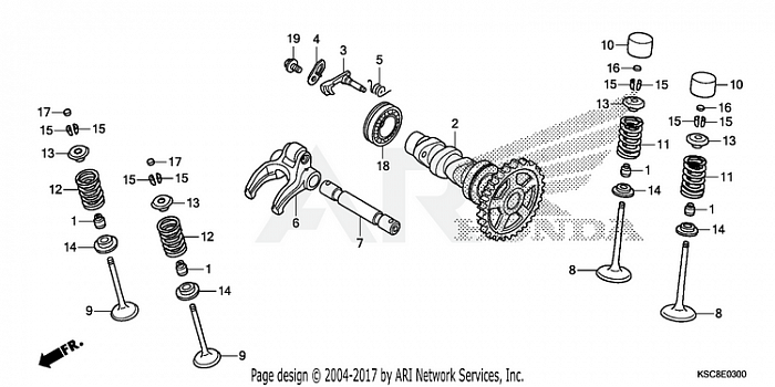 CAMSHAFT + VALVE