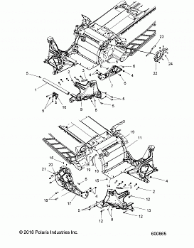 CHASSIS, BULKHEAD ASM. - S19EKB6PSL (600865)