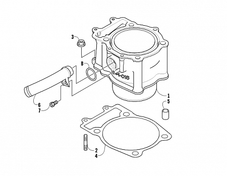 CYLINDER AND PISTON ASSEMBLY