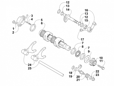 GEAR SHIFTING ASSEMBLY