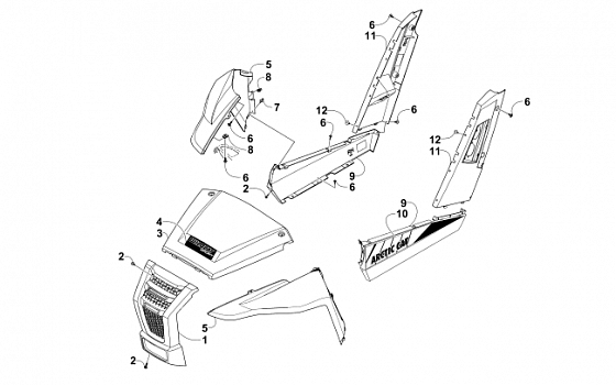 FRONT AND SIDE PANEL ASSEMBLIES