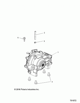 DRIVE TRAIN, FRONT GEARCASE MOUNTING - R20MAAE4G8/G9 (701572)