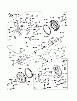 Rear Hubs/Brakes