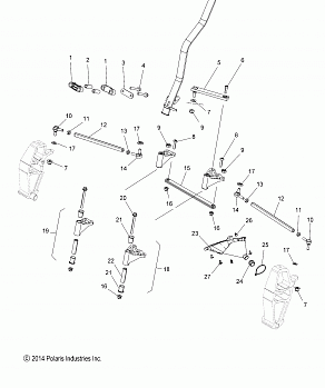 STEERING, LOWER - S15DR6PEL (49SNOWSTEERINGLWR15PROS)