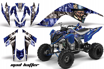 Графика AMR Racing MadHatter (сине-черная) для Yamaha Raptor700