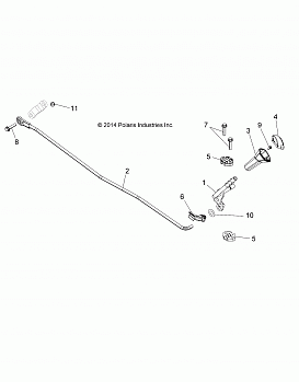 DRIVE TRAIN, GEAR SELECTOR - A18DAE57B2 (49ATVGEARSELECT15325)