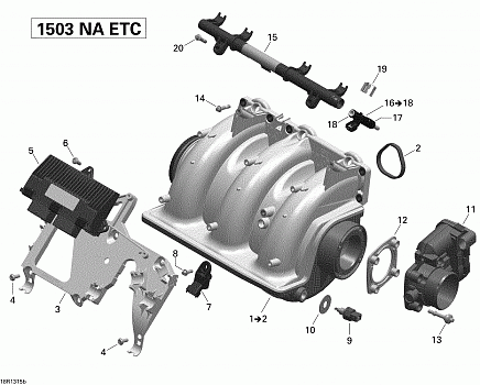 Air Intake Manifold And Throttle Body 2