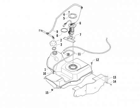 GAS TANK ASSEMBLY