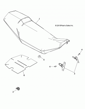 BODY, SEAT - A14GH9EFW (49ATVSEAT14SCRAM)