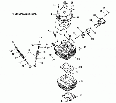 CYLINDER HEAD - A06PB20AA/AB/AC/LE (4999202449920244A03)