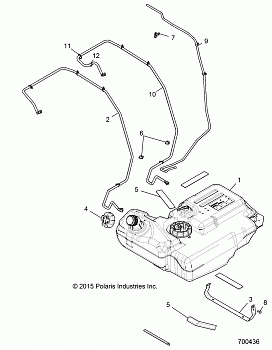 BODY, FUEL TANK - Z16VDE92NH/NW (700436)