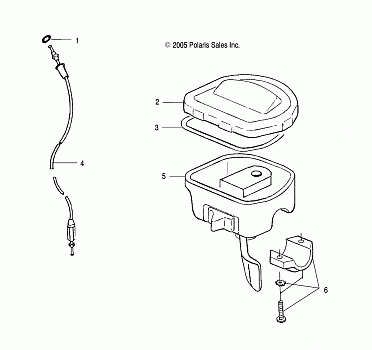 CONTROLS-THROTTLE ASM/CABLE - A03CH59AA/AF/AG (4999201649920164B07)