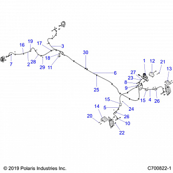 BRAKES, BRAKE LINES AND MASTER CYLINDER - G20GMJ99AP/AG/BP/BG (C700822-1)