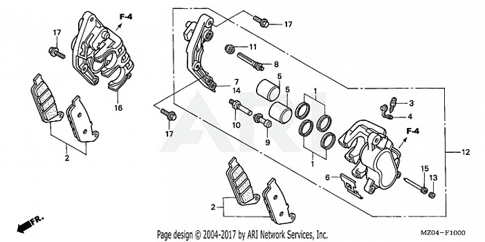 FRONT BRAKE CALIPER