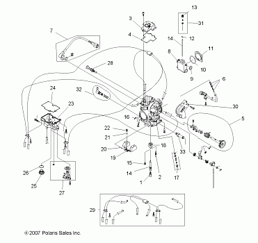 ENGINE, CARBURETOR - A10GJ45AA (49ATVCARB08OUT450S)