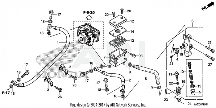 REAR BRAKE MASTER        CYLINDER (2)