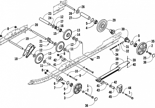 IDLER WHEEL ASSEMBLY