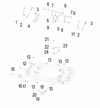 CHASSIS, SWING ARM - R14VA17AA/AF (49RGRSWINGARM14RZR170)