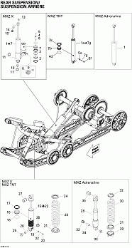 Rear Suspension Shocks ADR