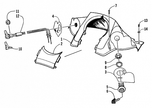 CONSOLE AND SWITCH ASSEMBLY