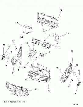 BODY, FLOOR and FENDERS - R20MAAE4G8/G9 (700306)