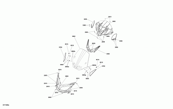 System Console - Upper Console &amp; Windshield