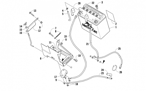 BATTERY AND TRAY ASSEMBLY