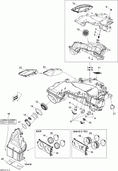 Air Intake System 600HO ETEC