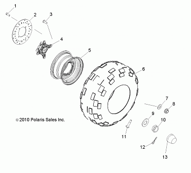 WHEELS, FRONT - R18RMAE4N8 (49RGRWHEELFRT11EV)