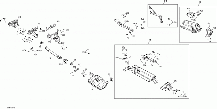 Exhaust System - Package STD-S