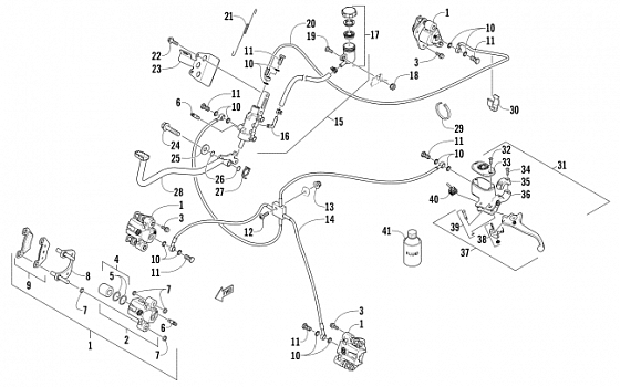 HYDRAULIC BRAKE ASSEMBLY