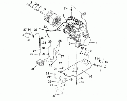 ENGINE MOUNTING - S00ST4BS (4953945394b009)