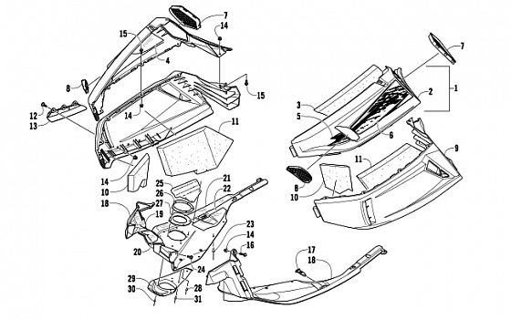 SKID PLATE AND SIDE PANEL ASSEMBLY