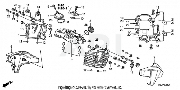 REAR CYLINDER HEAD COVER