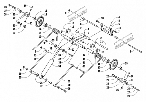 REAR SUSPENSION REAR ARM ASSEMBLY