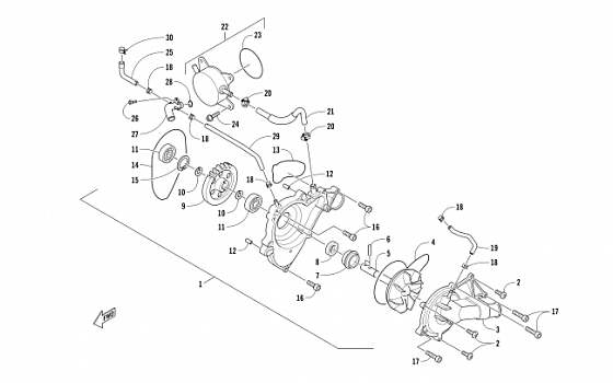 WATER PUMP ASSEMBLY