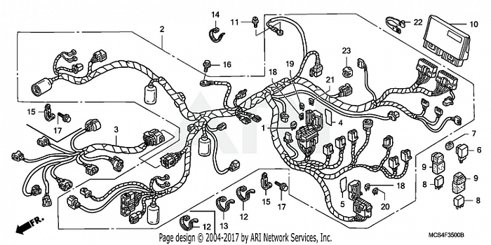 WIRE HARNESS (ST1300)