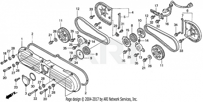 FRONT COVER + TIMING BELT